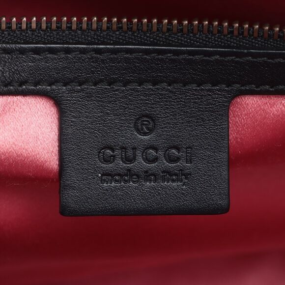 Gucci Gg Marmont Leather Chain Shoulder #137003G89B - Picture 9 of 10